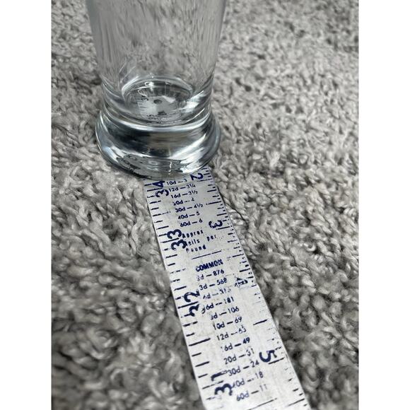 Vtg Circleware Crystal 7 1/8” Gold Encrusted Trim 10Oz Pilsner Glass Classique 5 - Picture 7 of 10